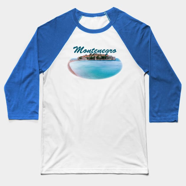 Montenegro Baseball T-Shirt by RaeTucker